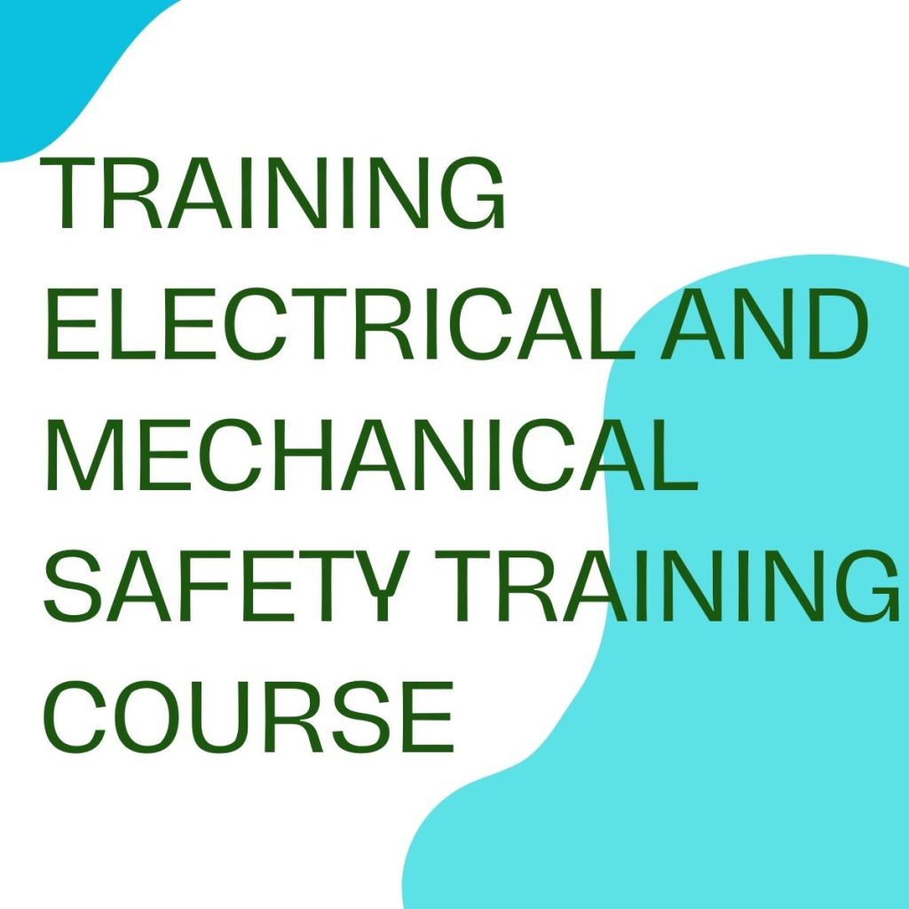 TRAINING ELECTRICAL AND MECHANICAL SAFETY TRAINING COURSE Hijau Dan Putih Ilustrasi Lowongan Kerja Posting Post 3 1024x1024