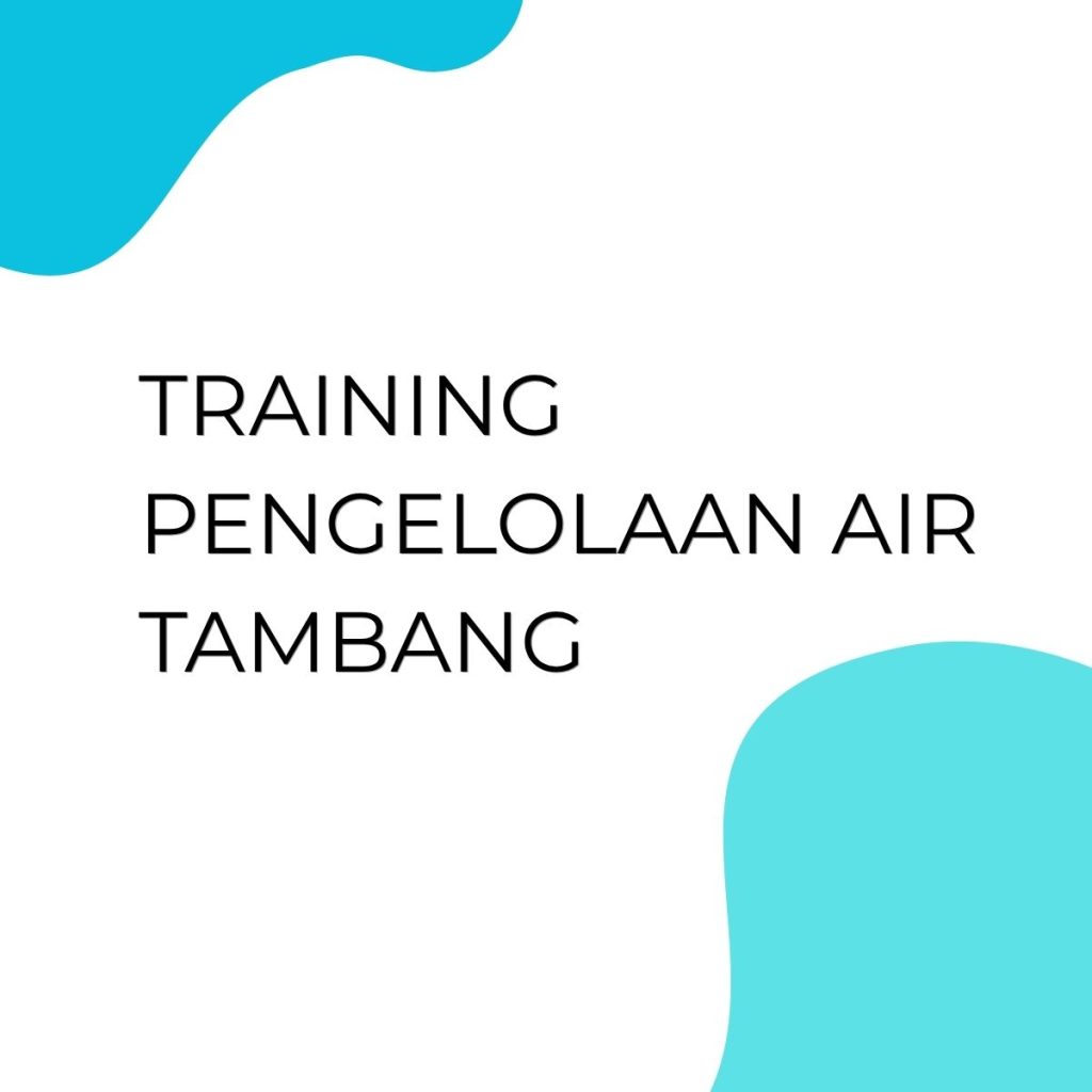 pelatihan PENGELOLAAN AIR TAMBANG online