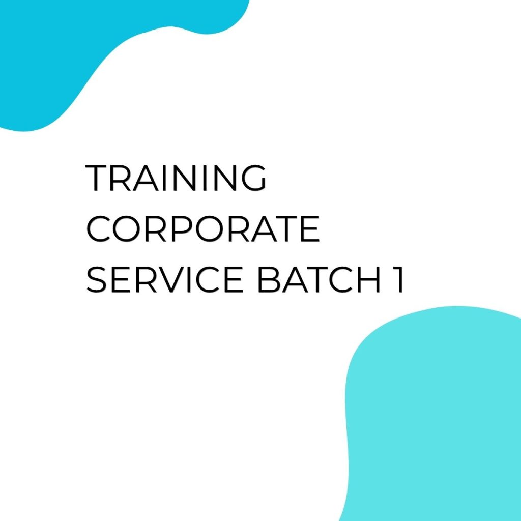 pelatihan CORPORATE SERVICE Batch 1 online