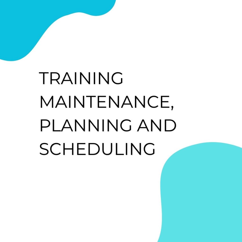 TRAINING MAINTENANCE, PLANNING AND SCHEDULING pelatihan Maintenance, Planning and Scheduling online