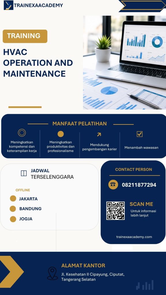 TRAINING HVAC OPERATION AND MAINTENANCE pelatihan HVAC OPERATION AND MAINTENANCE online