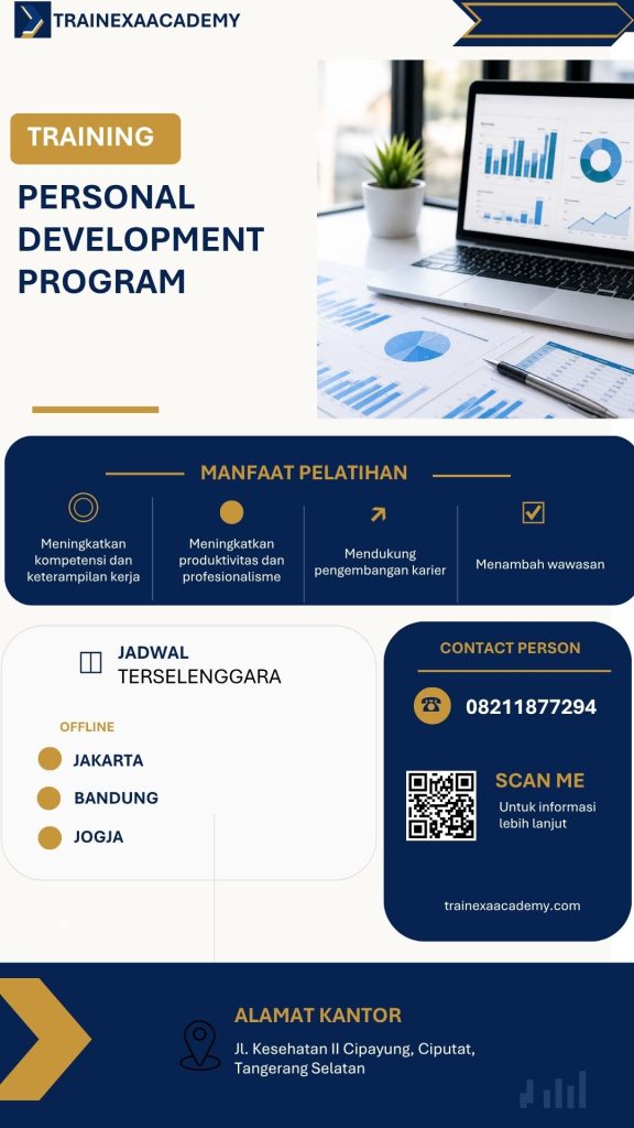 TRAINING PERSONAL DEVELOPMENT PROGRAM pelatihan PERSONAL DEVELOPMENT PROGRAM online