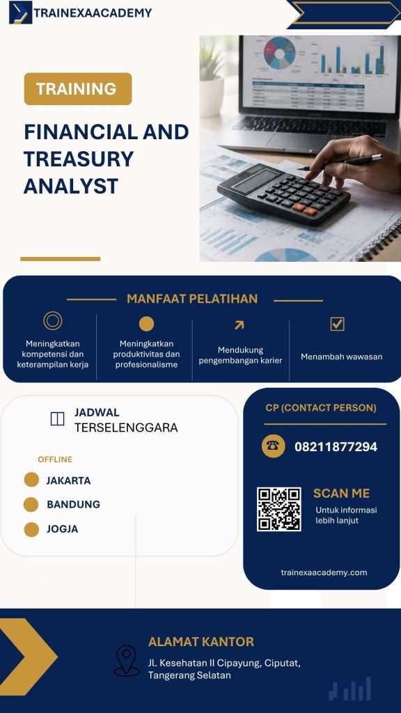 TRAINING FINANCIAL AND TREASURY ANALYST pelatihan FINANCIAL AND TREASURY ANALYST online
