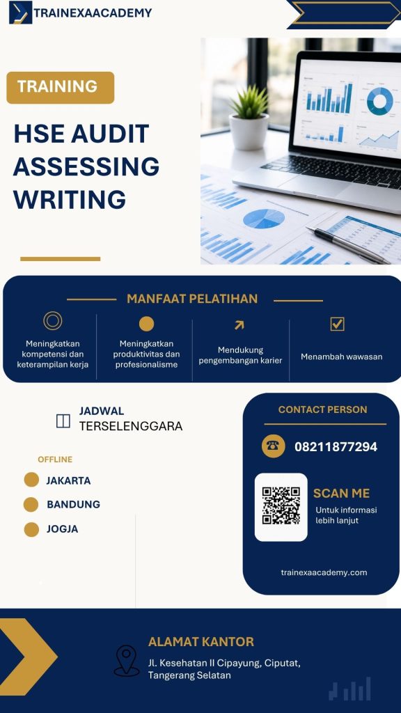pelatihan HSE AUDIT ASSESSING WRITING online
