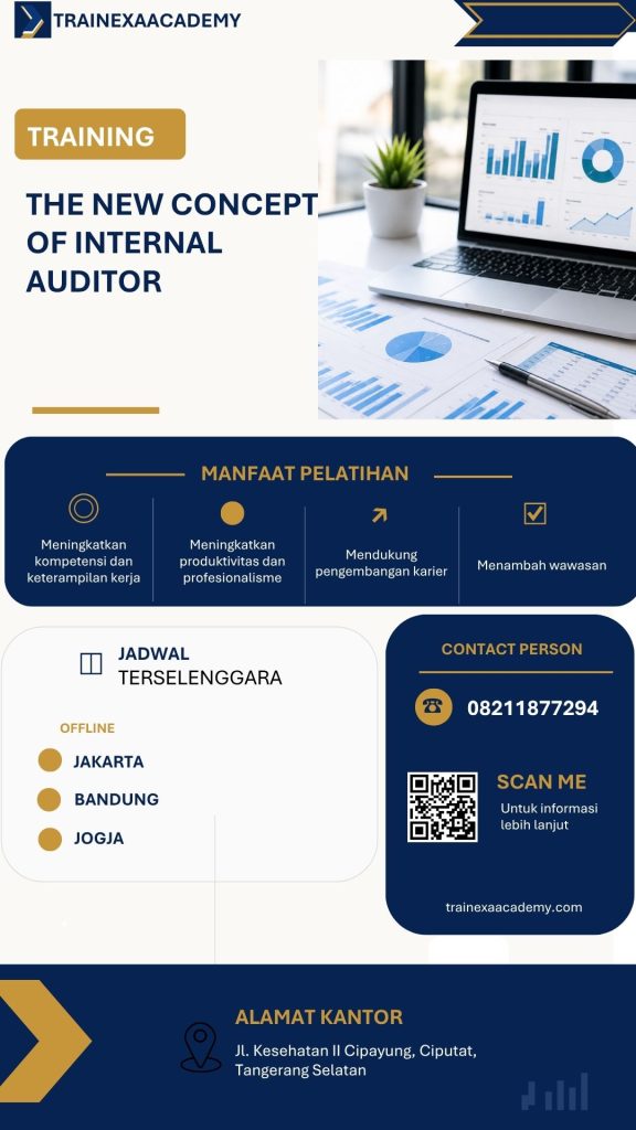 TRAINING THE NEW CONCEPT OF INTERNAL AUDITOR pelatihan THE NEW CONCEPT OF INTERNAL AUDITOR online